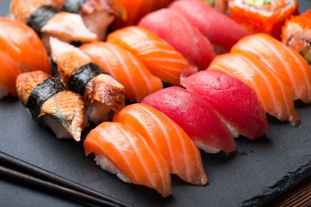Sashimi And Sushi